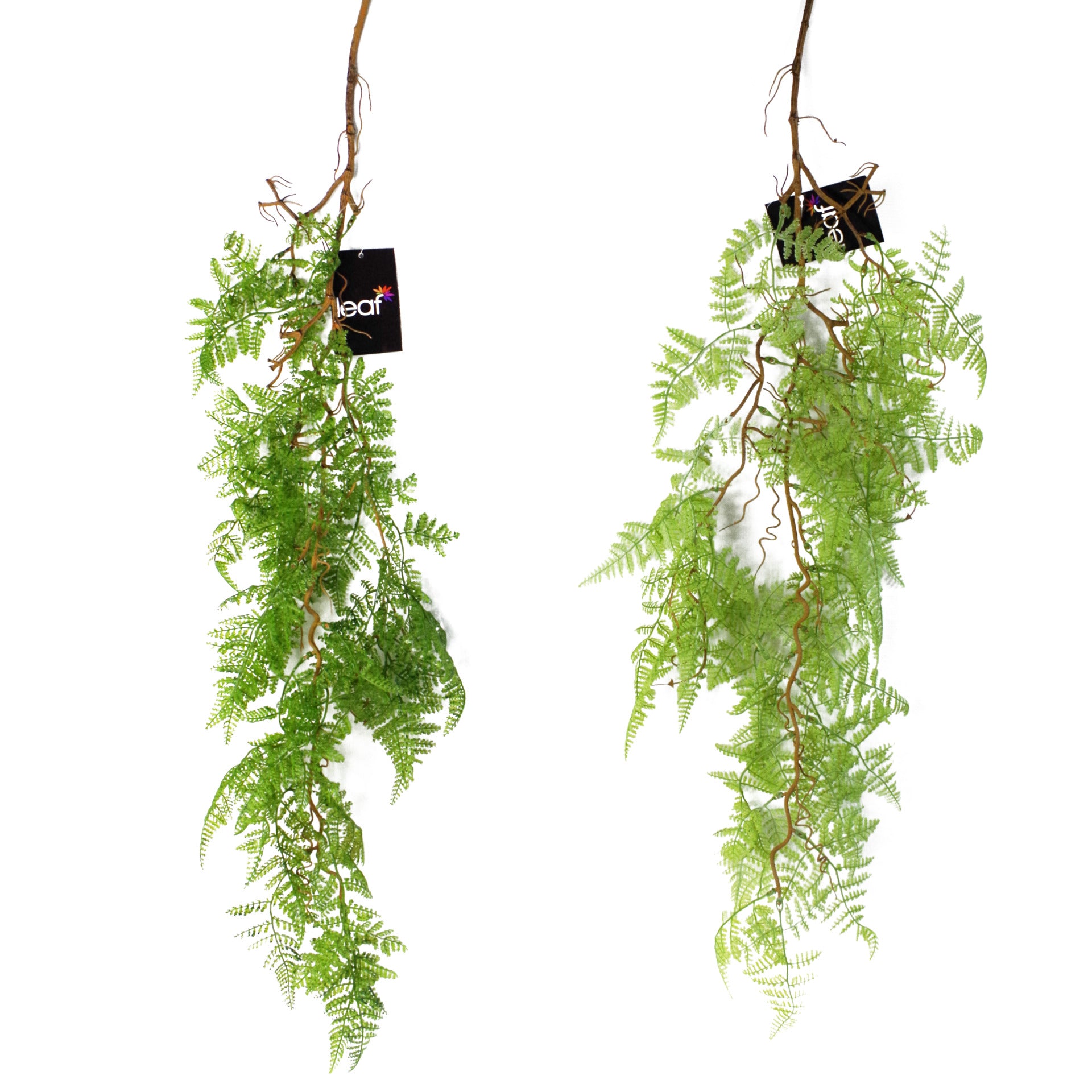 100cm Artificial Hanging Maidenhair Fern Plant Dark Green-4