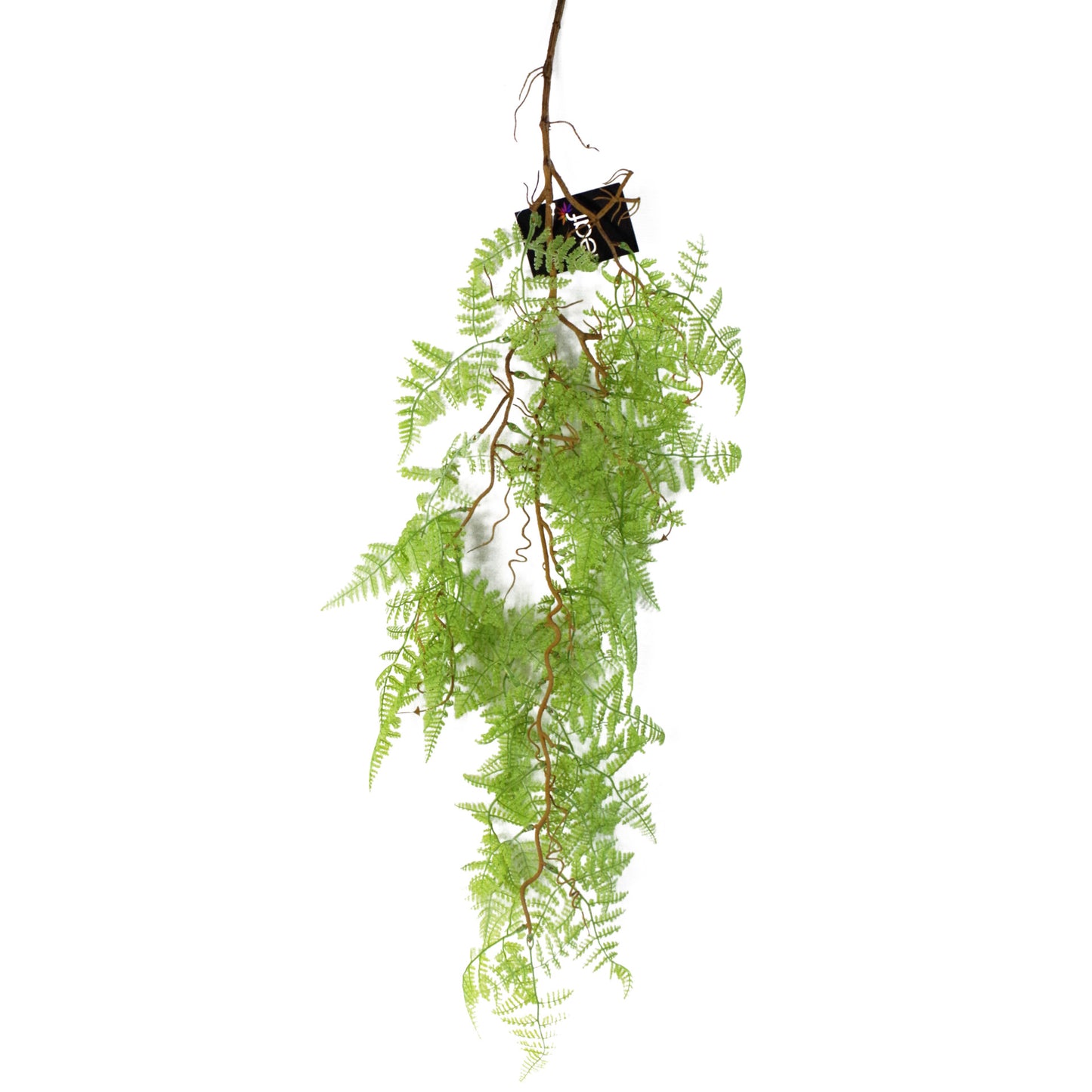 100cm Artificial Hanging Maidenhair Fern Plant Light Green-0