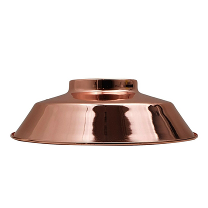 VINTAGE STYLE METAL CEILING LIGHT ROSE GOLD SHADES~2076-2