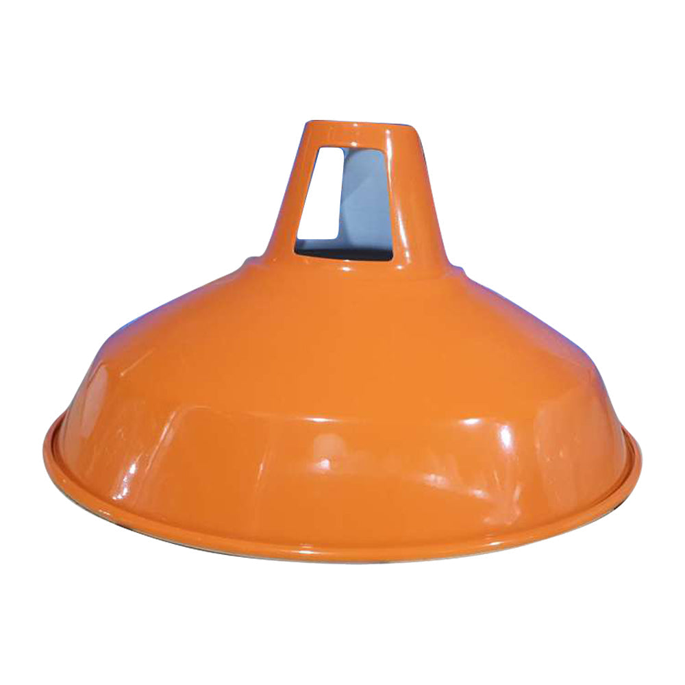 Metal Ceiling Vintage Industrial Loft Style Lampshade Orange Colour~1079-1