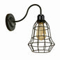 Industrial Vintage Rustic Wire Cage Black Industrial Wall Light Lampshade~2900-5