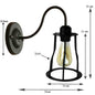 Industrial Vintage Rustic Wire Cage Black Industrial Wall Light Lampshade~2900-8