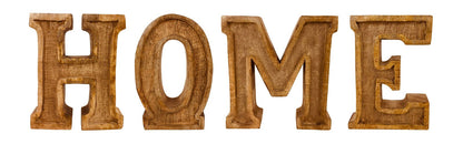 Hand Carved Wooden Embossed Letters Home-0