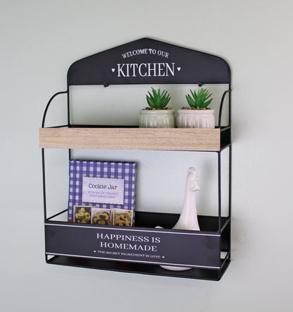 Decorative Wall Hanging Kitchen Shelving Unit-2