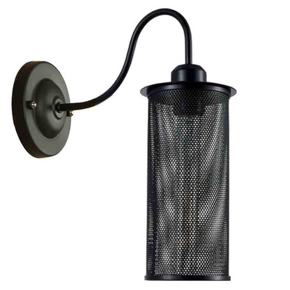 Industrial Vintage Rustic Wire Cage Black Industrial Wall Light Lampshade~2900-10