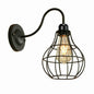 Industrial Vintage Rustic Wire Cage Black Industrial Wall Light Lampshade~2900-6