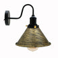 E27 Industrial Metal Wall Light Fitting Vintage Cone shape Wall Sconce~3388-5