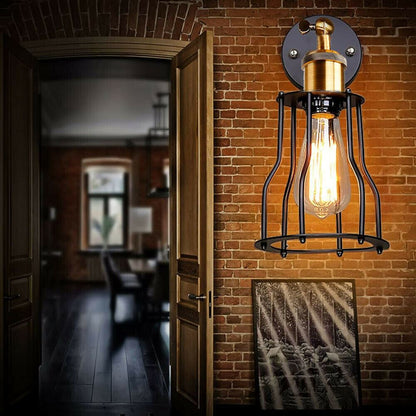 Industrial Black Wall Lights Fitting Adjustable Arm for Bedroom Dining Room Hallway~1172-3