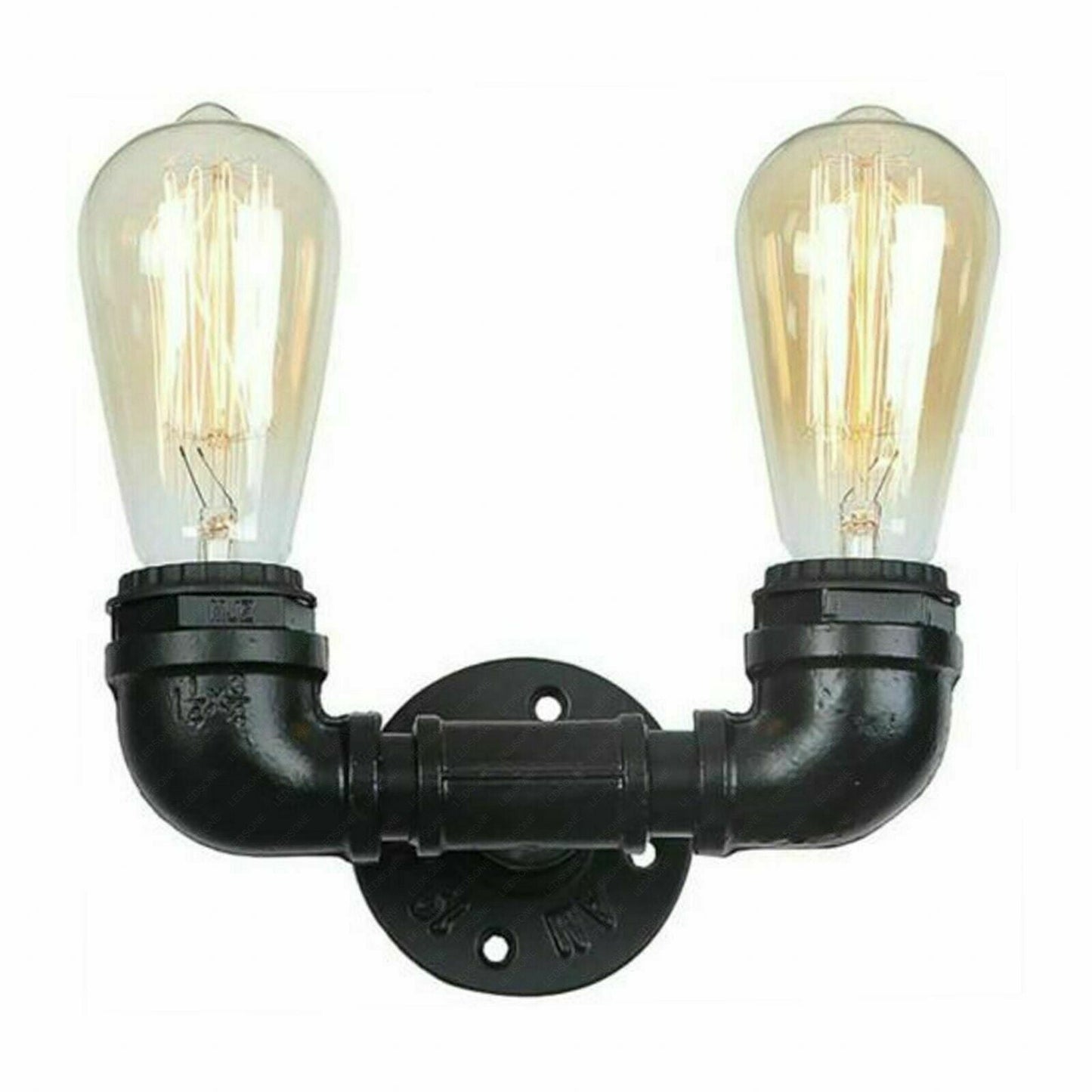 Vintage Industrial Sconce Loft Various colours Water Pipe Wall Light Porch Lamp Steampunk~2133-7