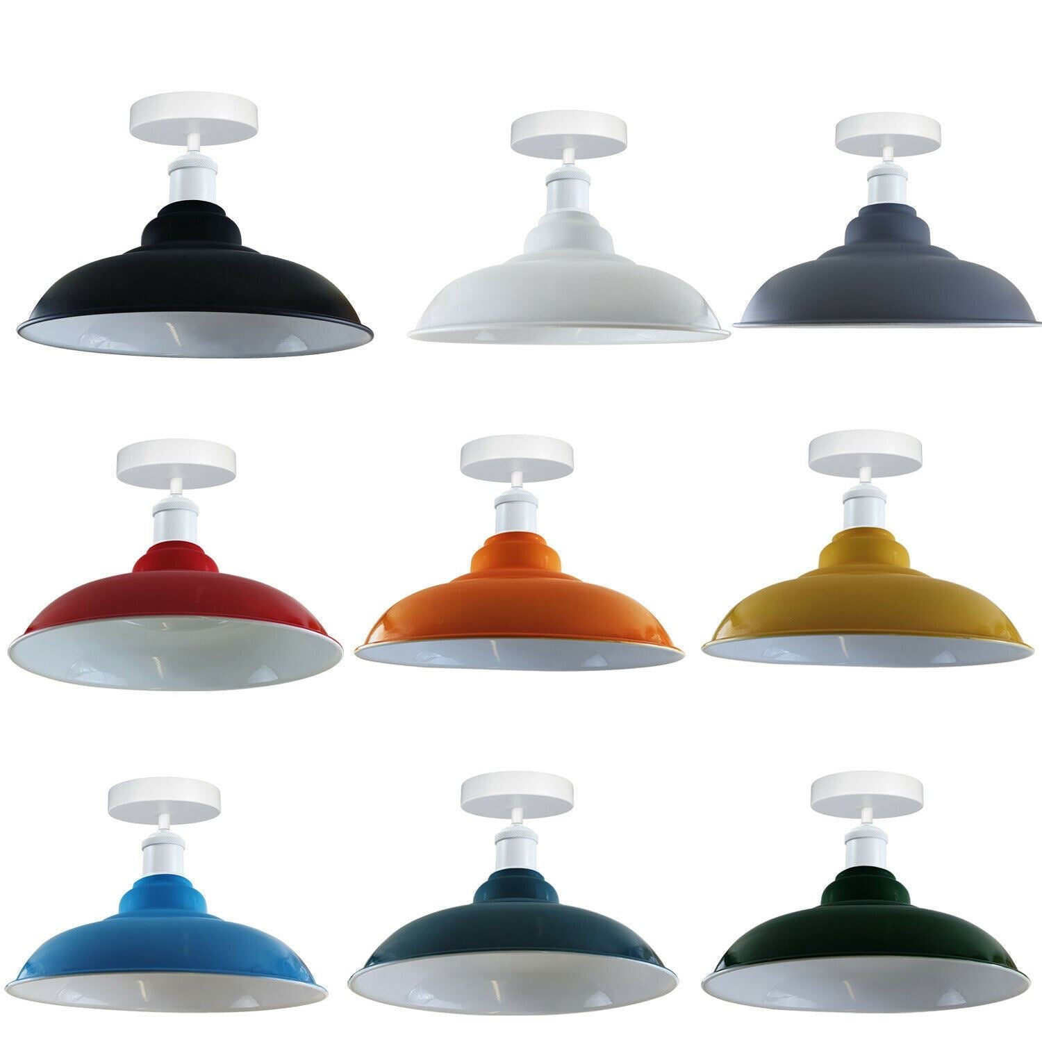 Flush Mount Ceiling Light E27 Lamp Base ~1192-1