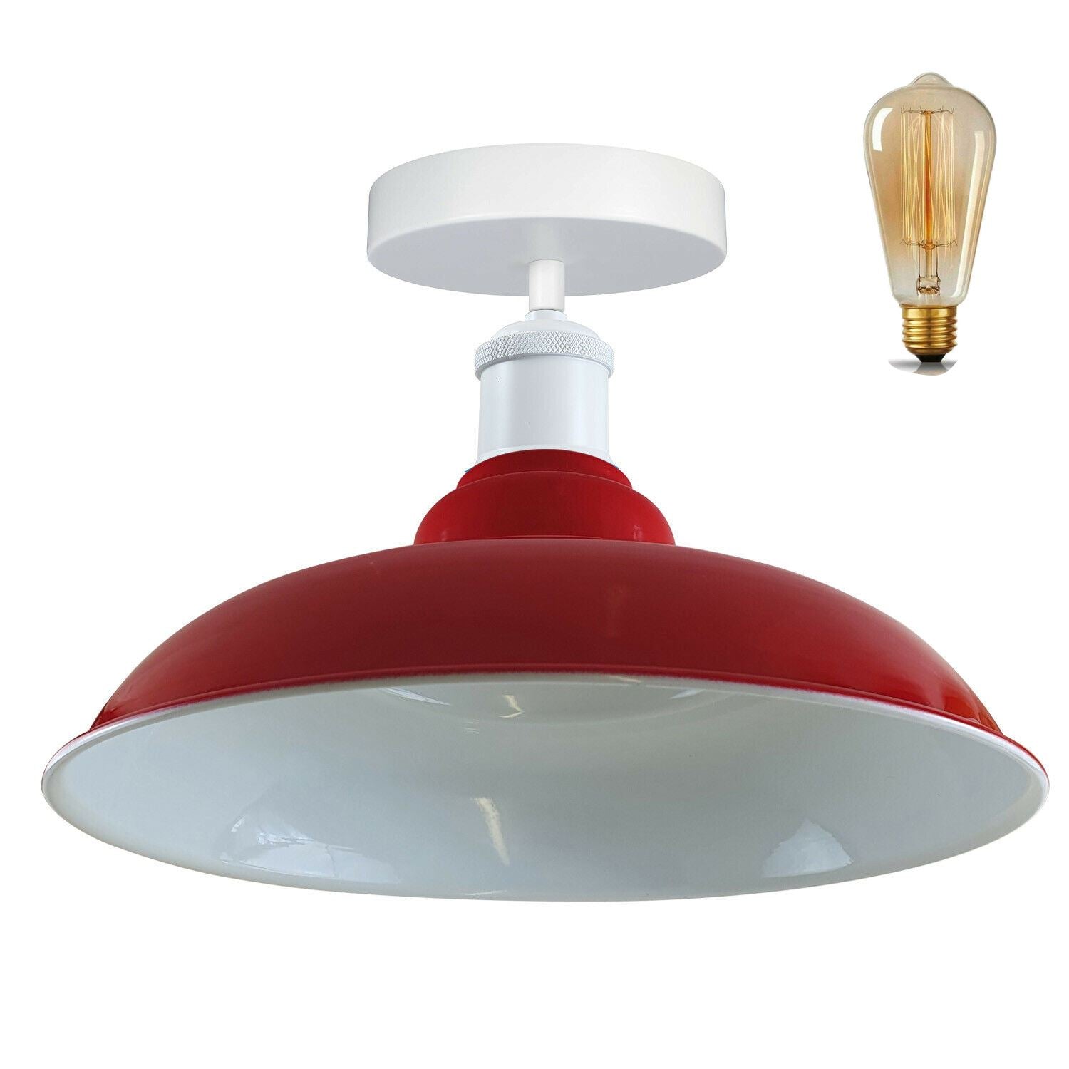 Flush Mount Ceiling Light E27 Lamp Base ~1192-18