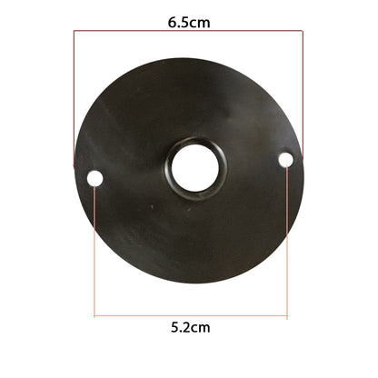 6.5cm Satin Nickel Color Front Fitting Ceiling Plate~3426-2