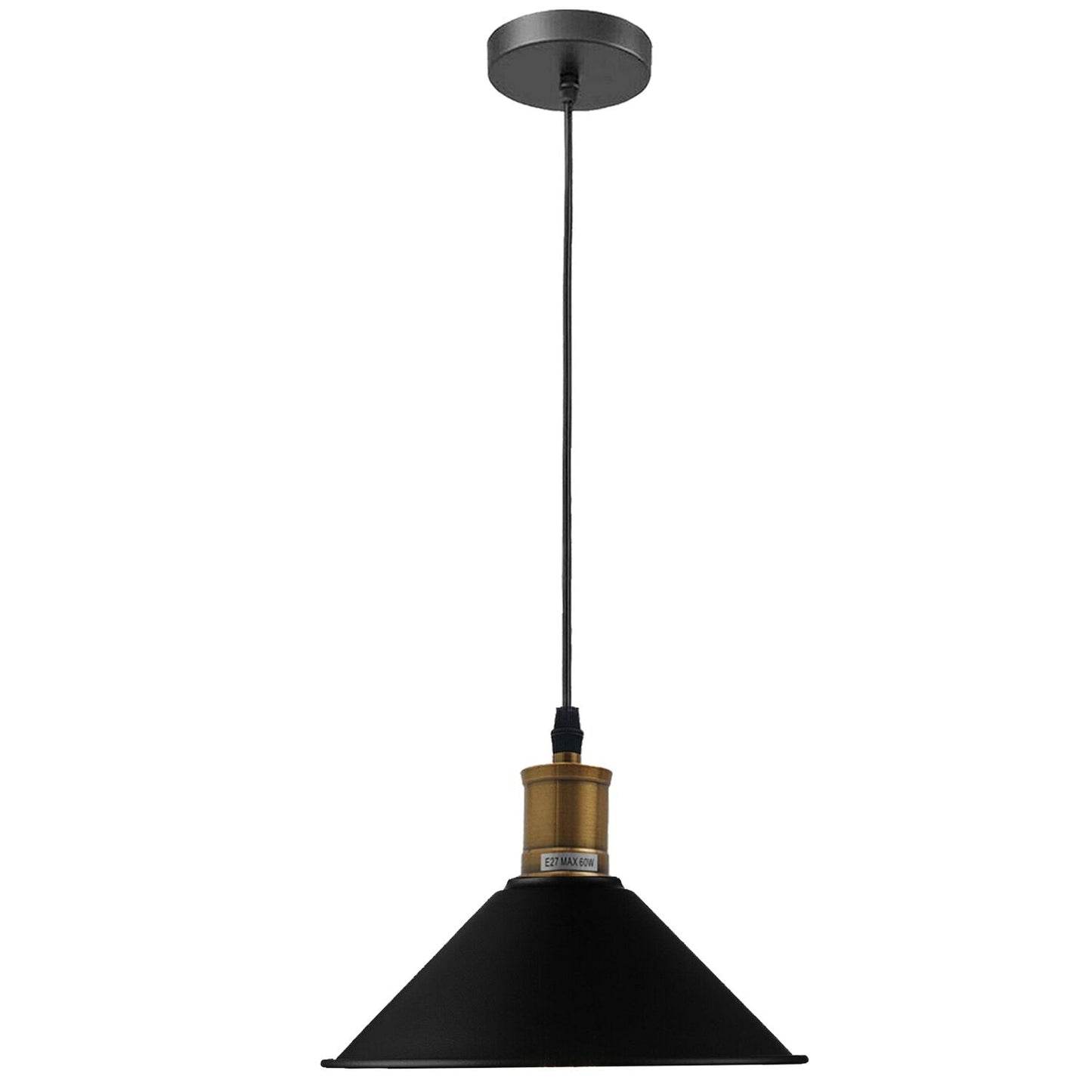 Vintage Industrial Ceiling Pendant Light Retro Loft Style Metal Shade Lamp~1420-9