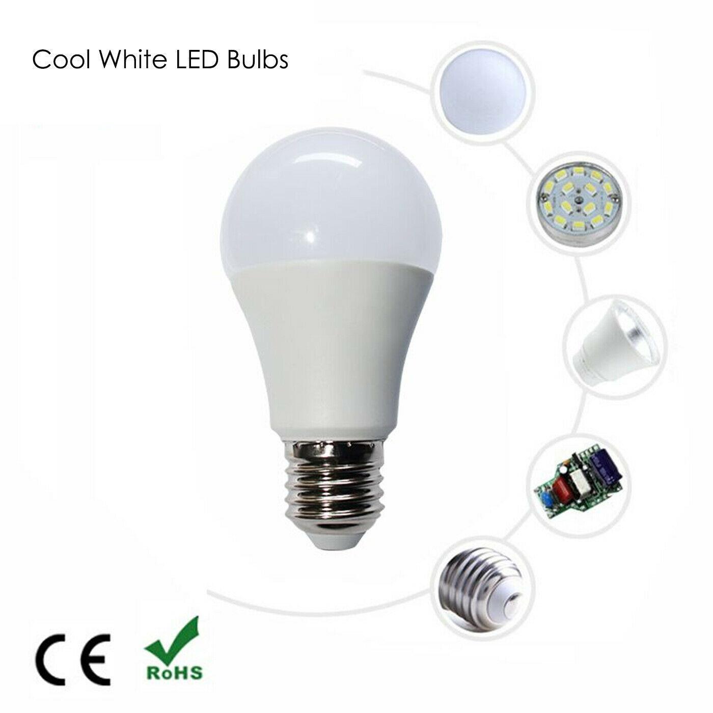 LED Lamp 9W B22 Light Bulbs Cool White Lighting~4154-1