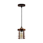 Industrial Vintage Pendant Light Retro Hanging Spiral Cage Mini~1442-3