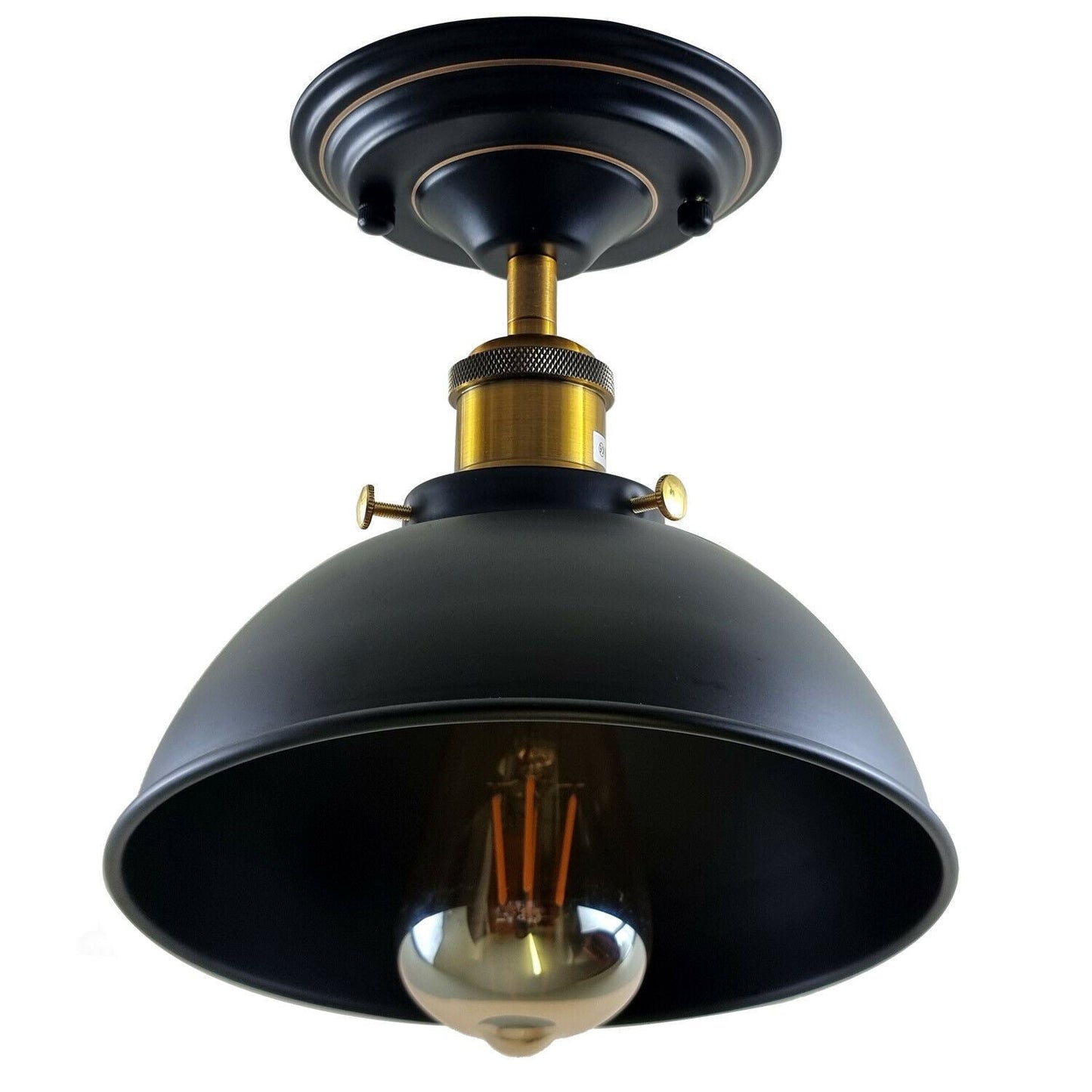 Industrial Ceiling lights Flush Mount Dome Shade~1234-8