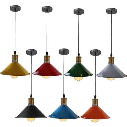 Vintage Industrial Ceiling Pendant Light Retro Loft Style Metal Shade Lamp~1420-0