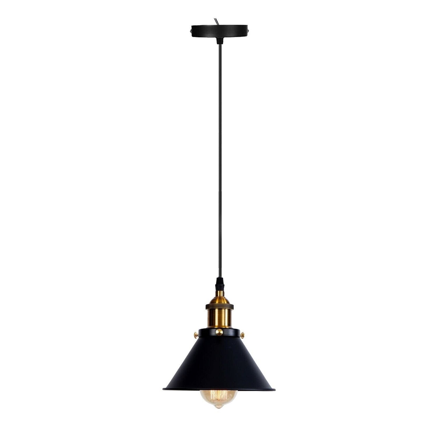 Industrial Metal Ceiling E27 Lamp Shade Pendant Light~5344-5