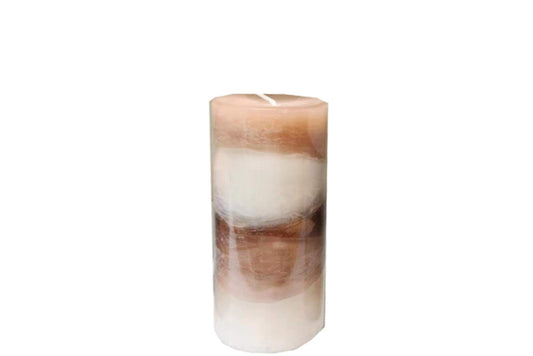 Caramel Ombre Pillar Candle-0