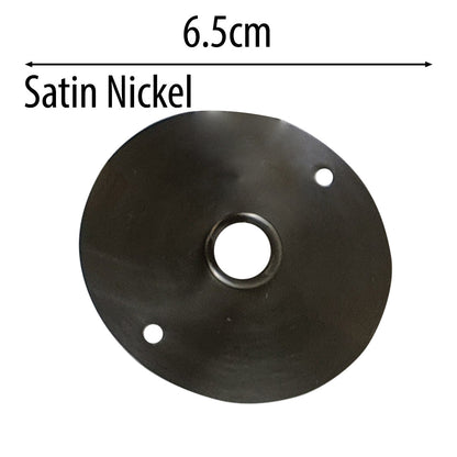 6.5cm Satin Nickel Color Front Fitting Ceiling Plate~3426-1