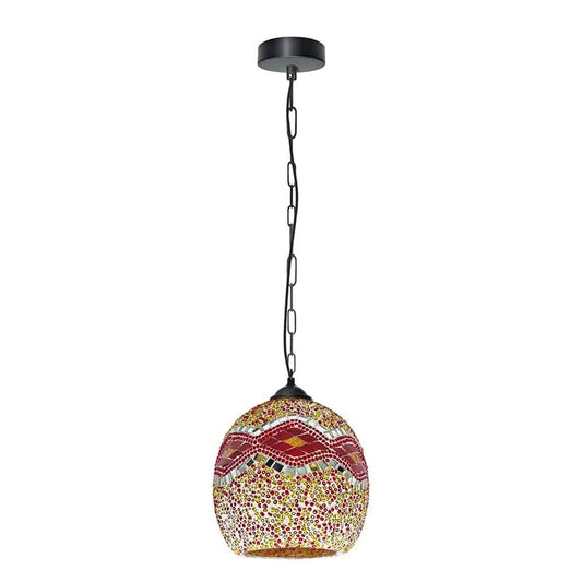 Moroccan style mosaic glass pendant light~4991-0