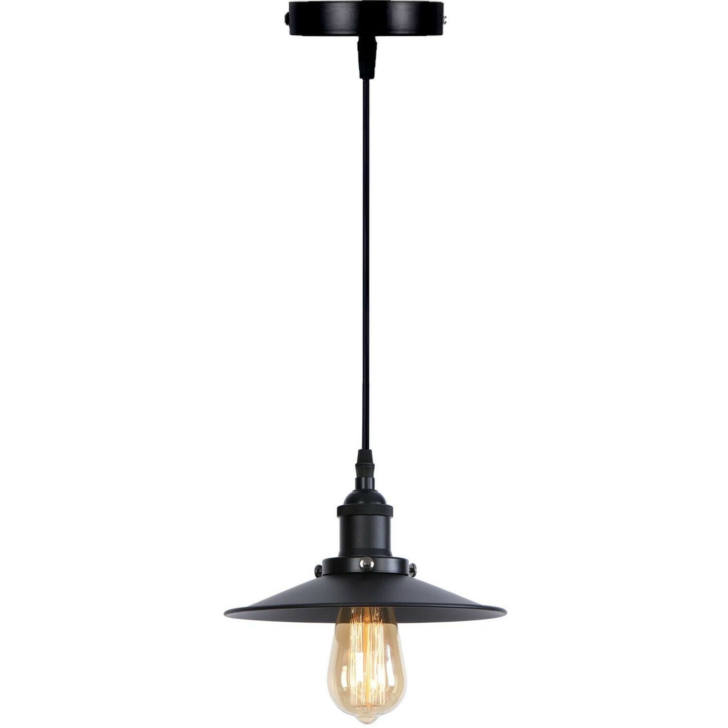 Vintage Industrial Metal Ceiling Pendant Light Shade Modern Hanging Retro Light~2166-8