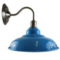 Light blue colour Modern Industrial Indoor Wall Light Fitting Painted Metal Lounge Lamp~1662-0