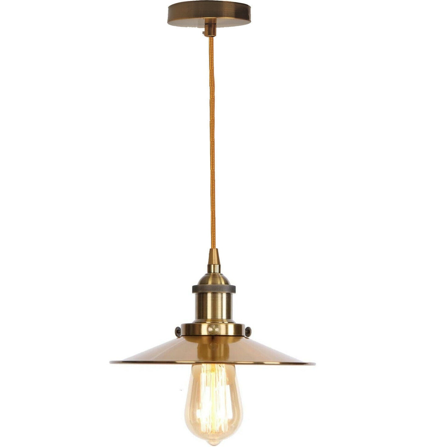 Vintage Industrial Metal Ceiling Pendant Light Shade Modern Hanging Retro Light~2166-3