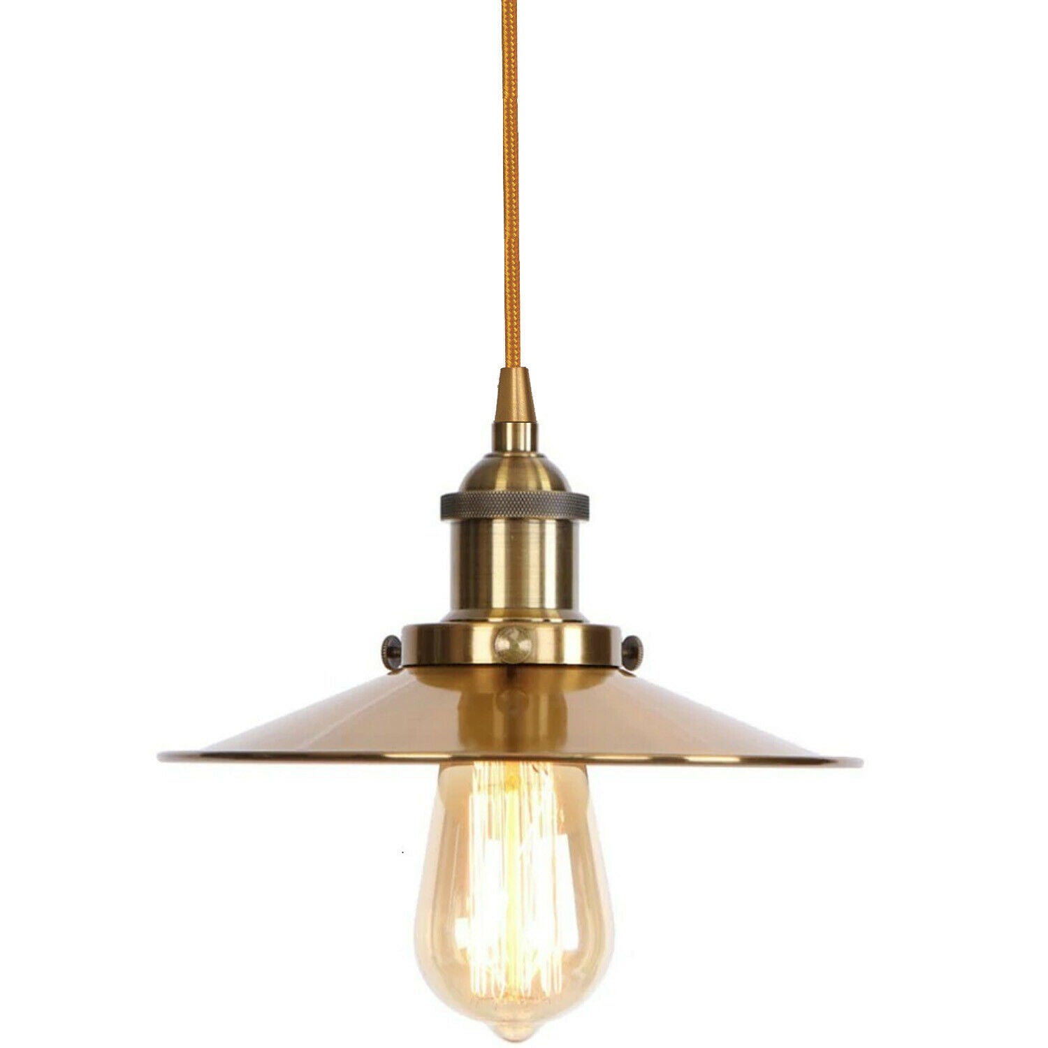 Vintage Industrial Metal Ceiling Pendant Light Shade Modern Hanging Retro Light~2166-4