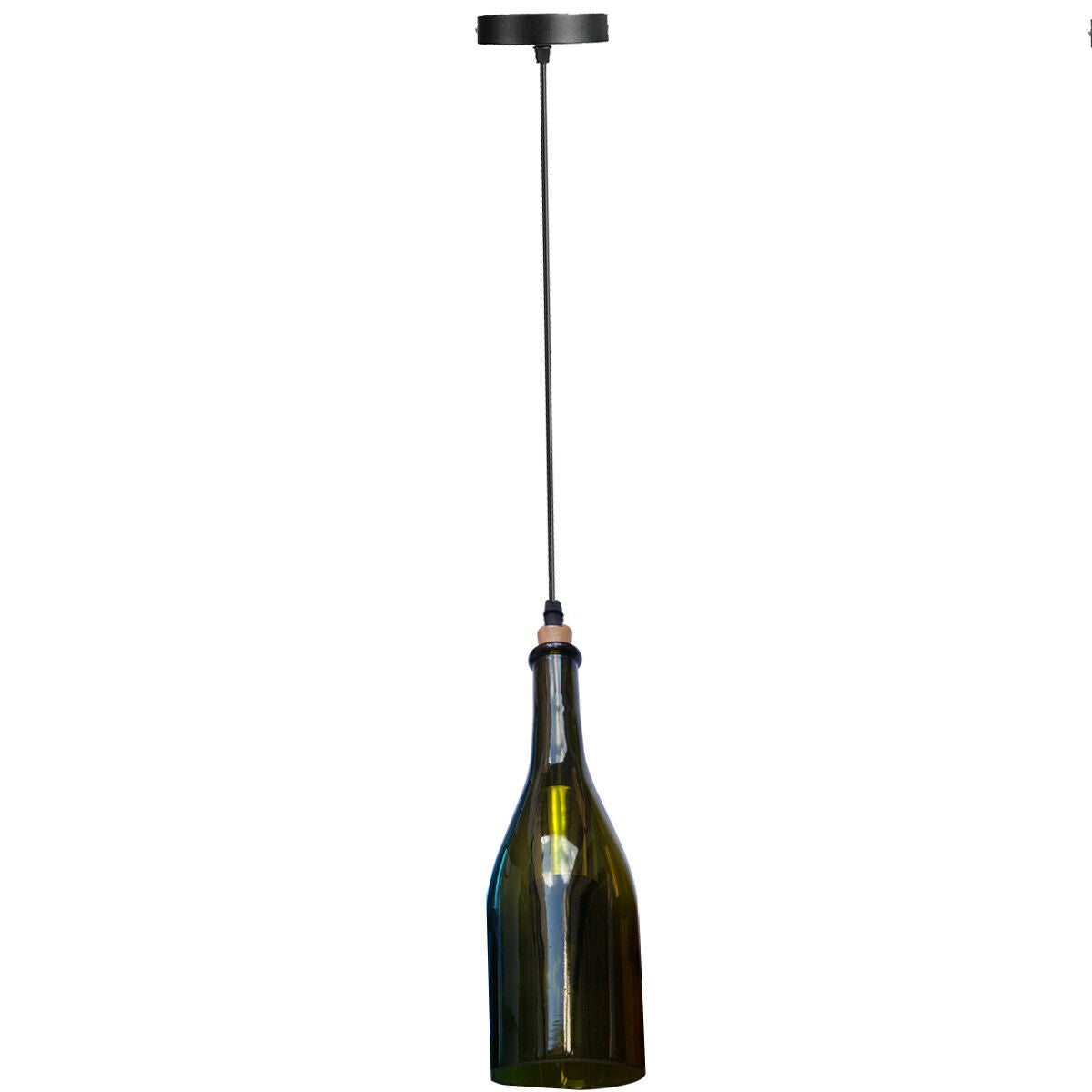 Vintage Retro Wine bottle Ceiling Pendant Light Lamp Shade Chandelier light UK~2228-3