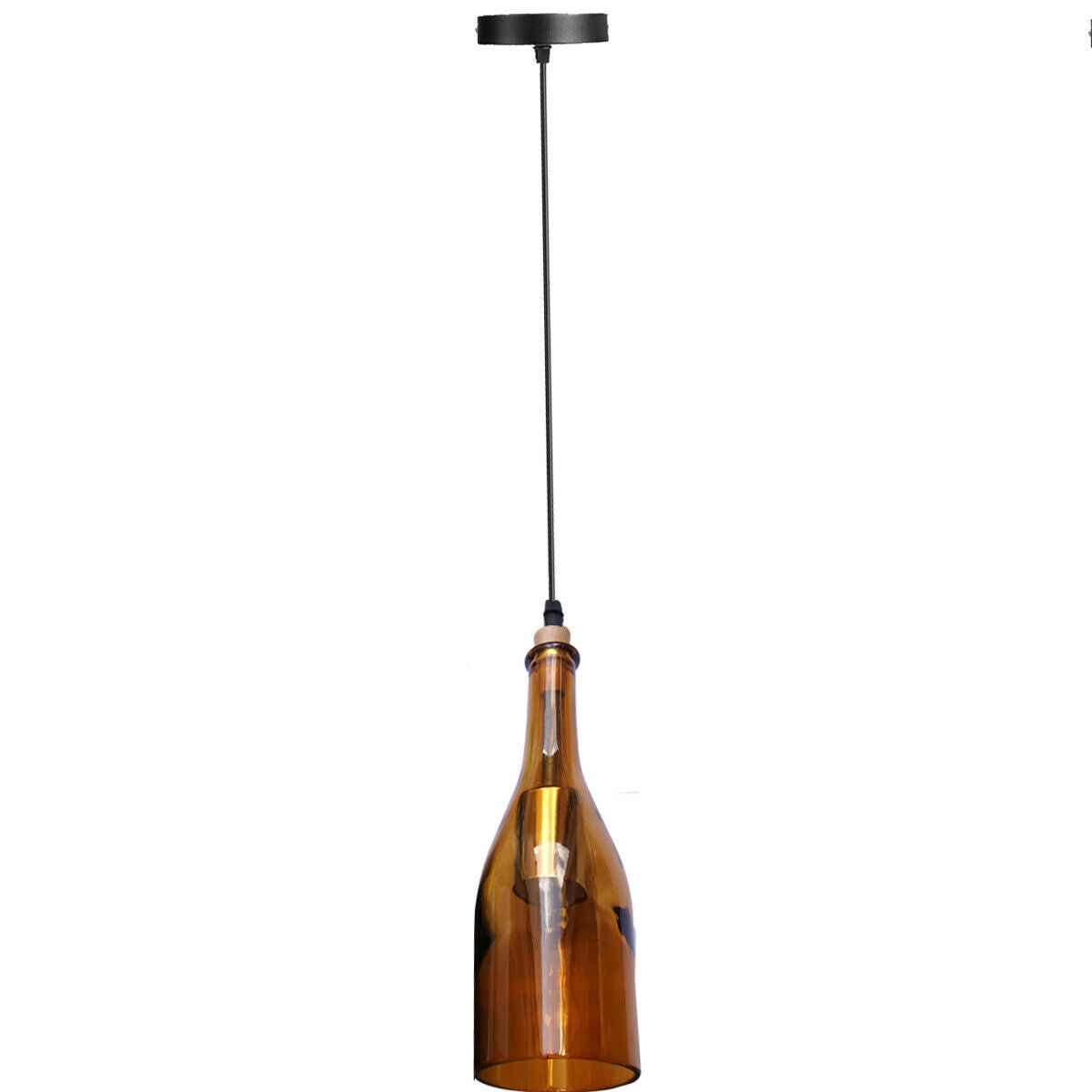 Vintage Retro Wine bottle Ceiling Pendant Light Lamp Shade Chandelier light UK~2228-6