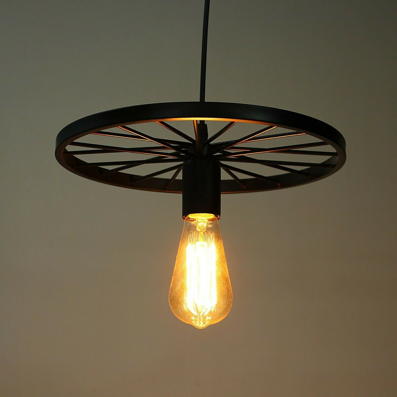 Hanging Retro Pendant Light Wheel Design~2245-4