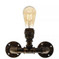 Industrial Sconce One Head Loft Water Pipe Steampunk Wall Light~2132-6