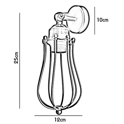 Vintage Industrial Sconce Lamps Modern Retro Wall Mounted Lights Lamp Fixture~2141-4